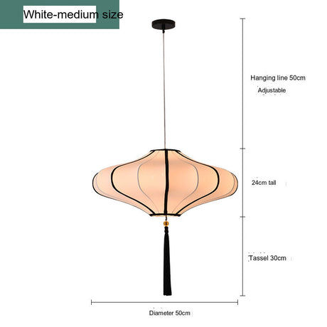 BOJI Octavia Elegant Chinese Hand-Painted Ceiling Lamp from BOJI