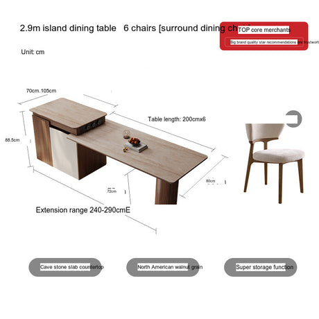 QUANMU Matheus Elegant Retractable Luxury Table from QUANMU