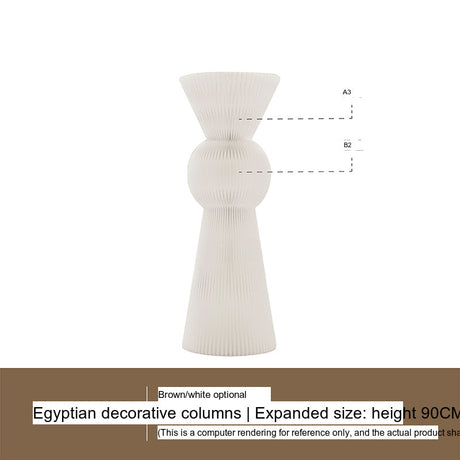 SHIBA Elenora Elegant Egyptian Pillar Display Table from SHIBA