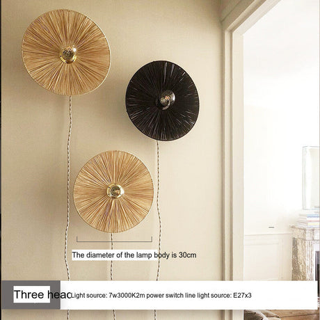 MAILANG Hiroshi Vintage Aesthetic Straw Decorations for Living Room Ceiling. from MAILANG
