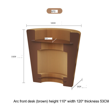 SHIBA Isambard Modern Minimalist Reception Desk from SHIBA