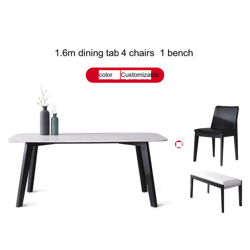 OROMA Tangerine Eco-Friendly Modern Rectangular High Chair from OROMA
