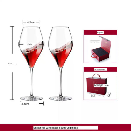 RONA Swan Wine Glass High-End Glossy Set from RONA