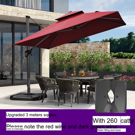 ZIYE Hiroshi Eco-Friendly Solar Street Umbrella from ZIYE