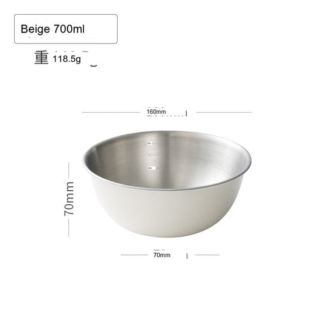 SUCO Akihiko Elegant Stainless Steel Salad Bowl from SUCO
