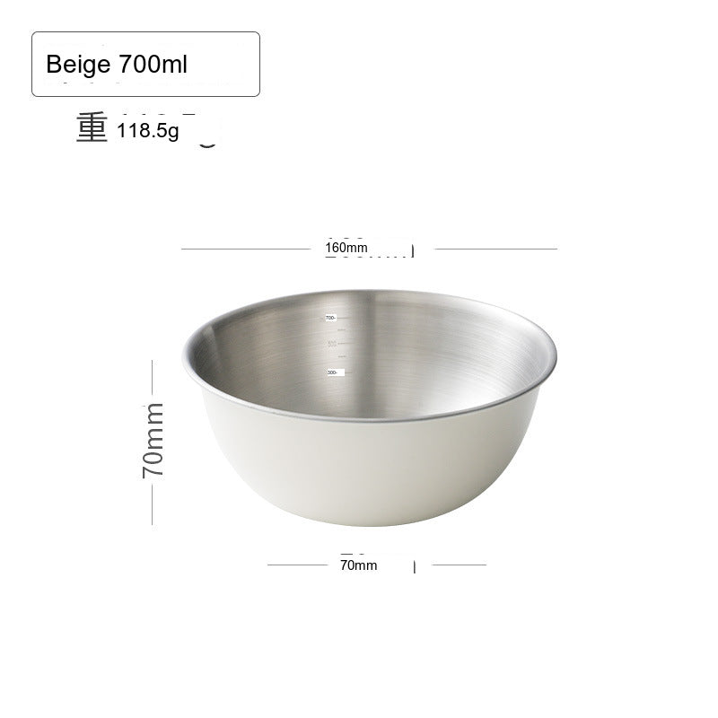 SUCO Akihiko Elegant Stainless Steel Salad Bowl from SUCO
