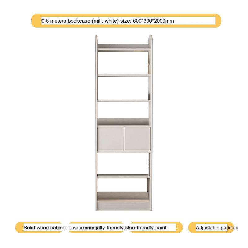 LINYUE Orion Solid Wood Customizable Wall Bookcase from LINYUE