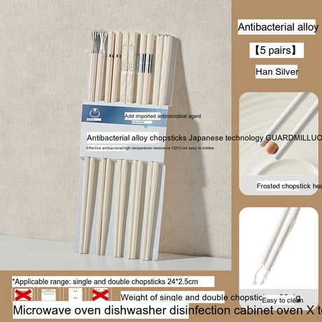 MOSE Antibacterial Metal Chopsticks Set from MOSE