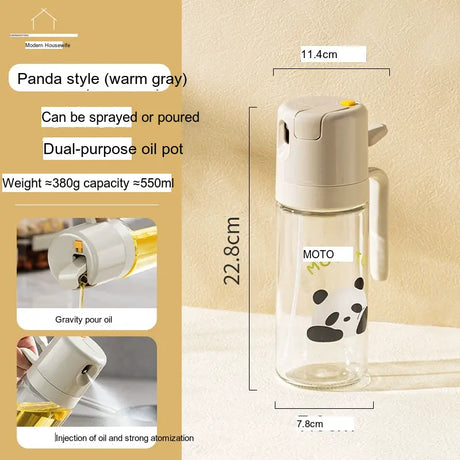 MH Amaya Versatile Airtight Seasoning Glass Injector Bottle from MH