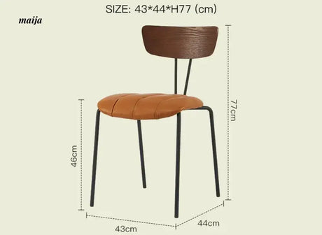 LAZYSPACE Benjamin Industrial Wind Dining Chair from LAZYSPACE