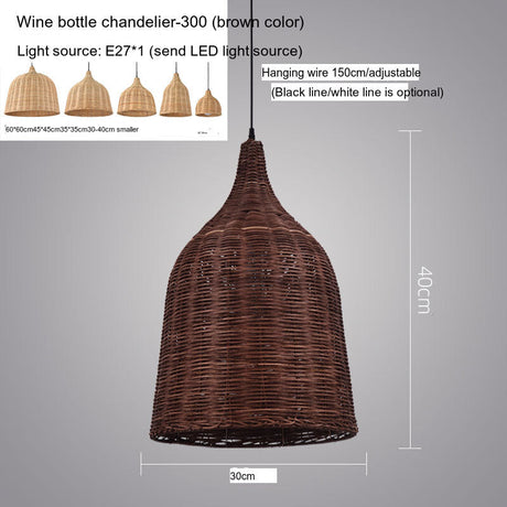 BOJI Takumi Elegant Bamboo Ceiling Lamp from BOJI