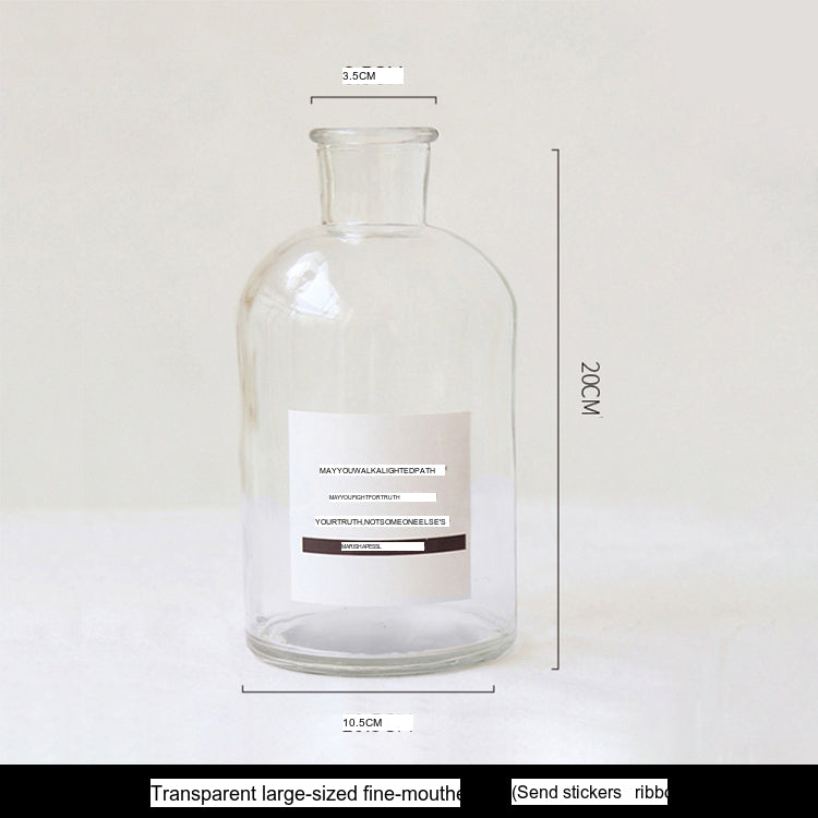 LIVETAI Athos Elegant Transparent Flowerpot Small Vase from LIVETAI