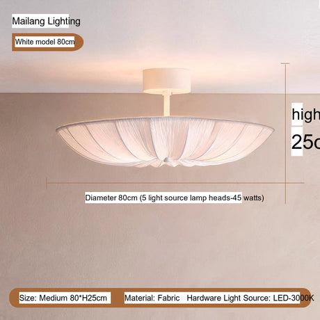 MAILANG Anorak Sleek Cream Lighting Ceiling Fixture from MAILANG