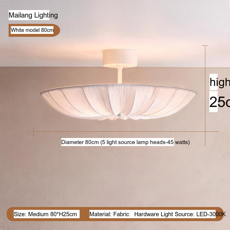 MAILANG Anorak Sleek Cream Lighting Ceiling Fixture from MAILANG