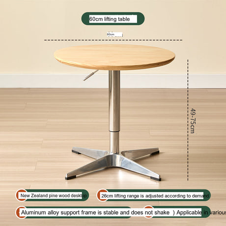 NIYE Kaori Durable Solid Wood Round Coffee Table from NIYE