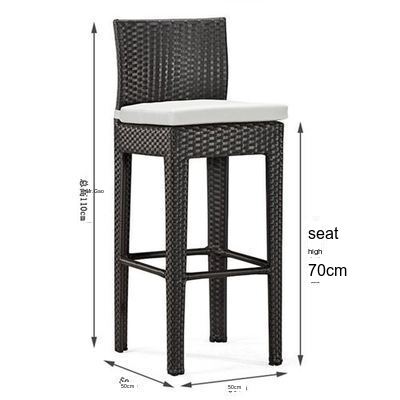 OMONO Marisol Stylish Rattan High Stool from OMONO
