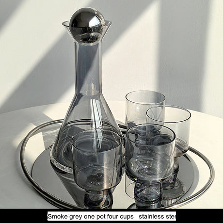 LIVETAI Juniper Elegant Stainless Steel Tea Tray from LIVETAI