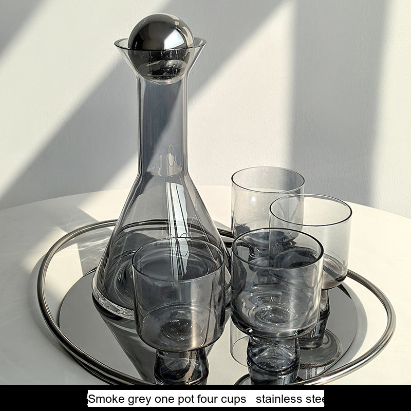 LIVETAI Juniper Elegant Stainless Steel Tea Tray from LIVETAI
