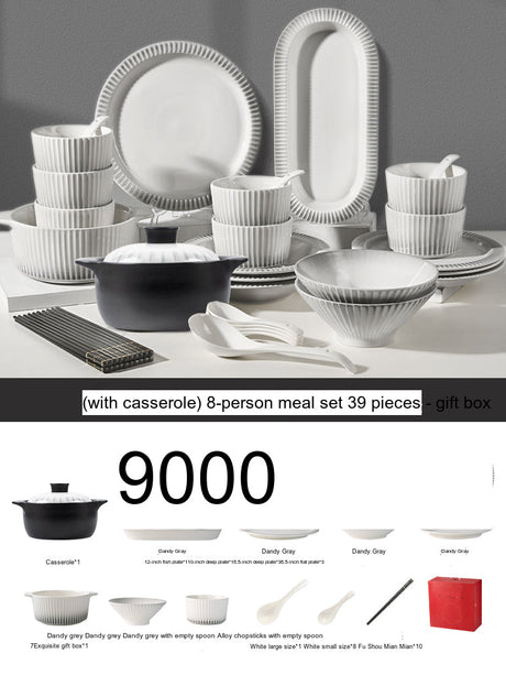MOSE Light Luxury Tableware Set from MOSE