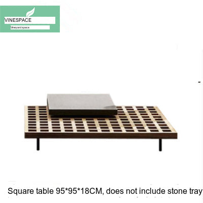 RATTAN SPACE Elowen Scandinavian Natural Wood Coffee Table from RATTAN SPACE