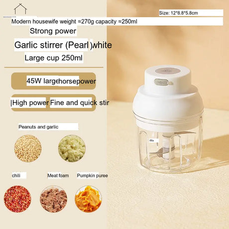 MH Elowen Ergonomic Electric Garlic Crusher from MH