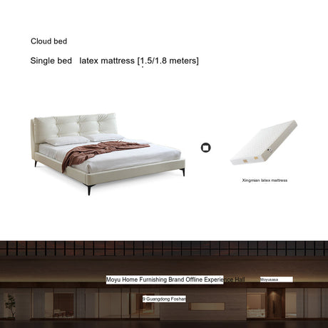 MOYU Elowen Sleek Compact Minimalist Bed from MOYU
