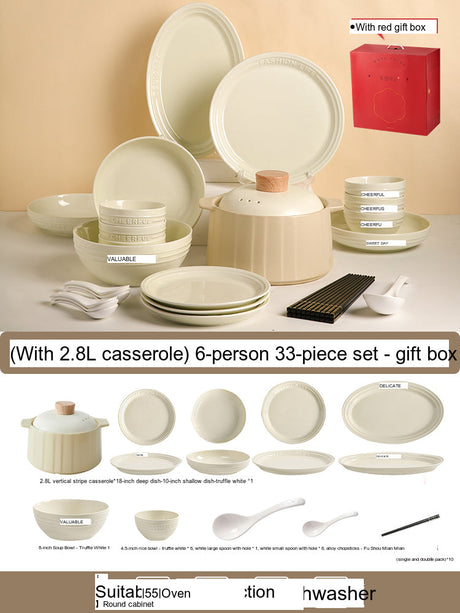 MOSE French Glaze Ceramic Tableware Set from MOSE