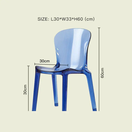 LAZYSPACE Levi Acrylic Milk Tea Highchair from LAZYSPACE