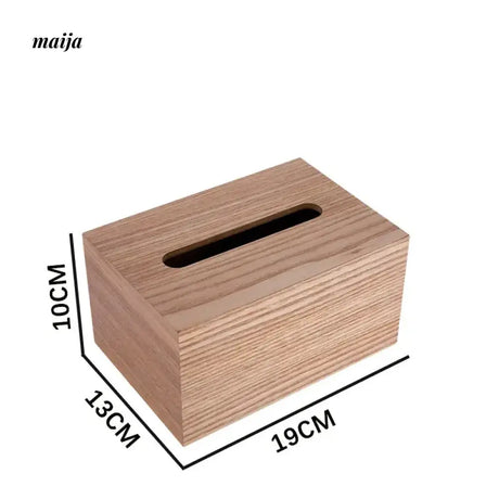 MUSN Elegant Wooden Tissue Box from MUSN