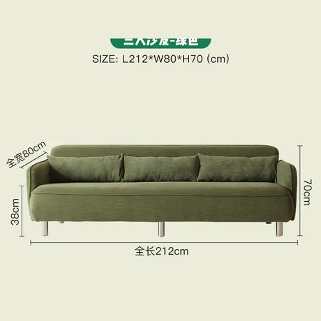 LAZYSPACE Nora Nordic Fabric Sofa from LAZYSPACE