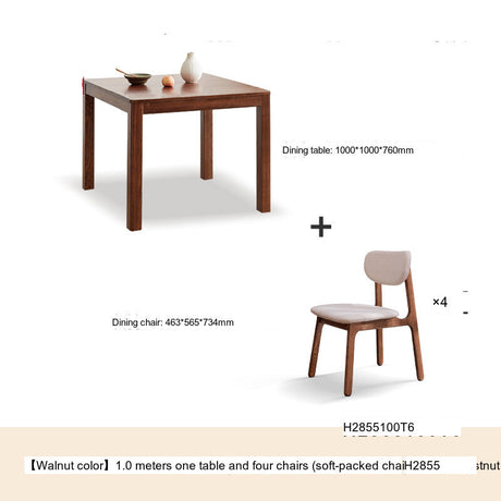 GENJI Hiroshi Elegant Solid Wood Dining Table from GENJI