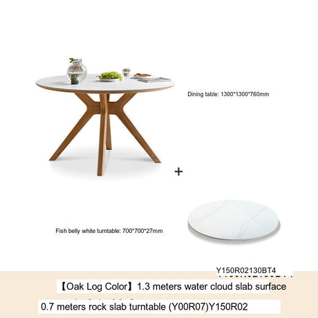 GENJI Haruki Elegant Oak Dining Set from GENJI