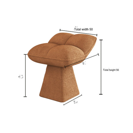 FANMINGDI Elowen Cream Chic Stylish Makeup Stool from FANMINGDI