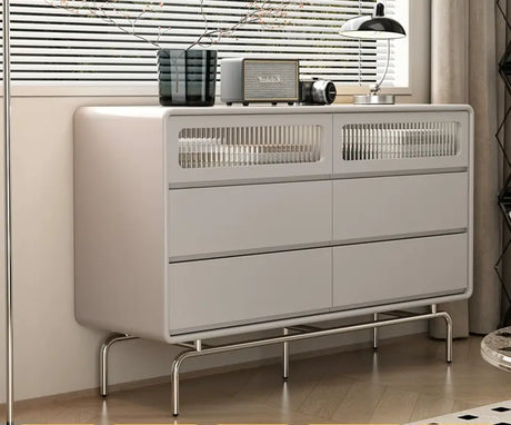 LINYUE Juliette French Multi-Drawer Bed End Cabinet from LINYUE