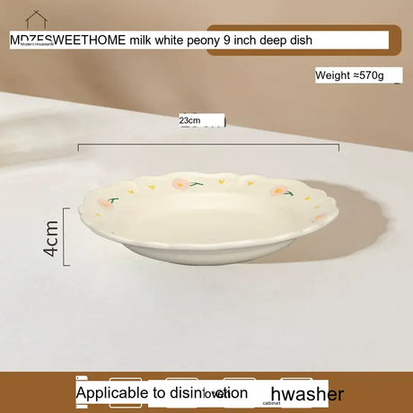 MH Lysandra Elegant Dining Set Premium Ceramic Tableware from MH