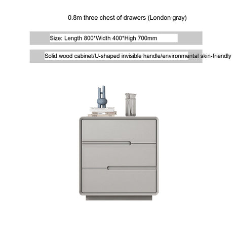 LINYUE Alaric Italian Solid Wood Eight-Drawer Storage Cabinet from LINYUE