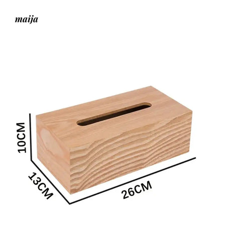 MUSN Elegant Wooden Tissue Box from MUSN