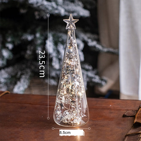 JUHAN Seraphina Festive Glowing Desktop Glass Tree from JUHAN