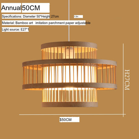 BOJI Haruki Elegant Japanese Ceiling Lamp from BOJI