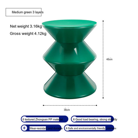 NIYE Ashtoria Chic Hourglass Design Small Stool from NIYE