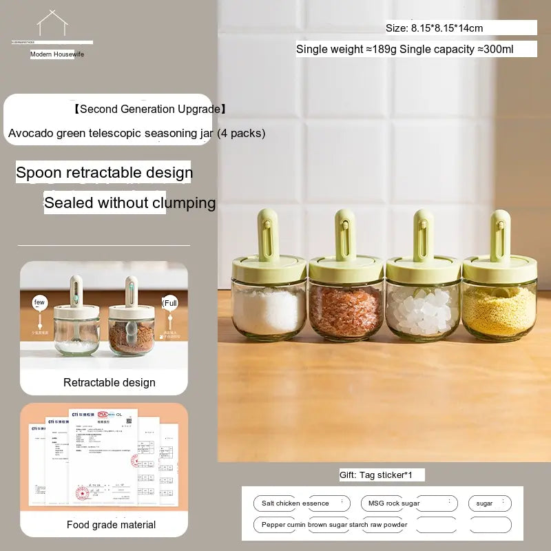 MH Isadora Versatile Storage Kitchen Seasoning Box from MH