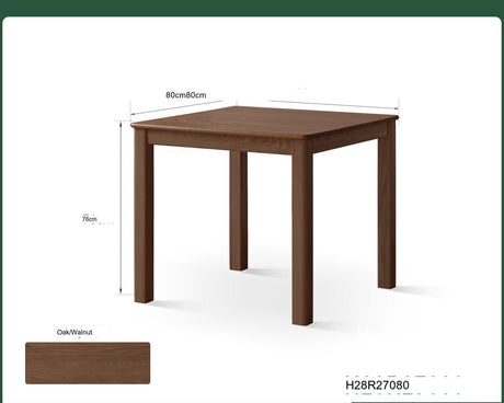 GENJI Hiroshi Elegant Solid Wood Dining Table from GENJI