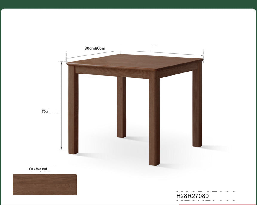 GENJI Hiroshi Elegant Solid Wood Dining Table from GENJI