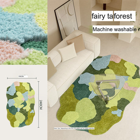 KENZAKI Sakura Snow Washable Rug from KENZAKI