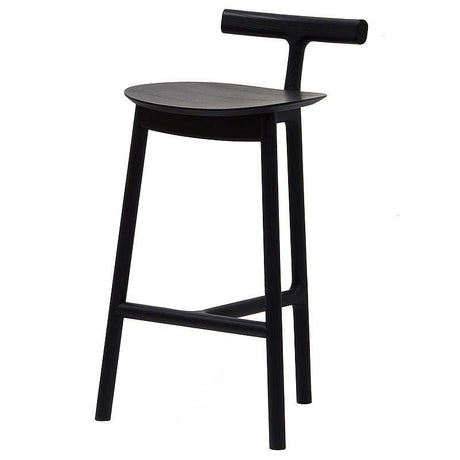 GENJI Araceli Sleek Ashwood Bar Stool - Lightweight Luxury Design from GENJI