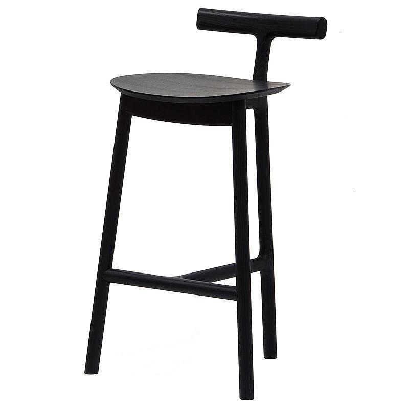 GENJI Araceli Sleek Ashwood Bar Stool - Lightweight Luxury Design from GENJI
