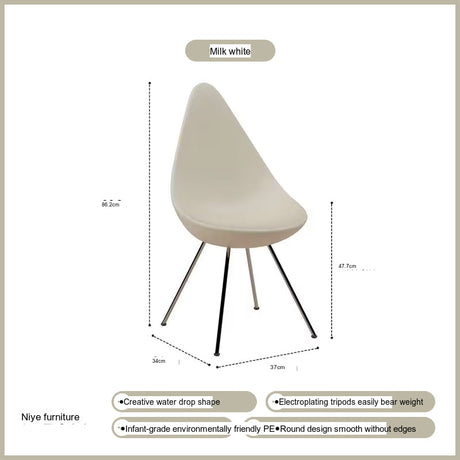 NIYE Isolde Chic Scandinavian Modern Coffee Design High Chair from NIYE