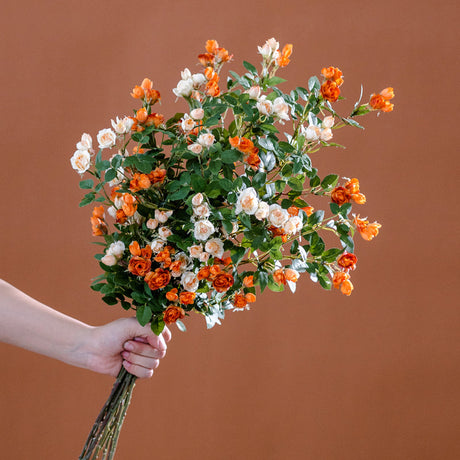 JUHAN Takara Elegant Multiheaded Faux Rose Bouquet from JUHAN