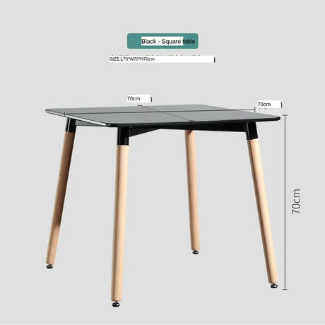 ABOUT WHITE Jisoo Elegant Solid Wood Reception Table from ABOUT WHITE