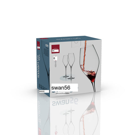 RONA Swan Wine Glass High-End Glossy Set from RONA
